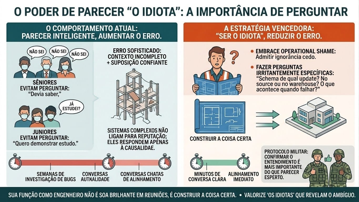 Sobre a Engenharia e a Coragem de ser o Idiota